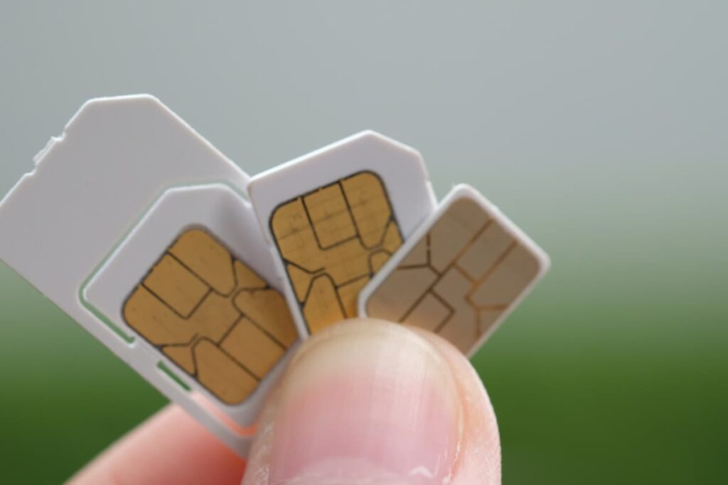 Walmart Sim Cards available in different types of sizes like nano, micro cards.
