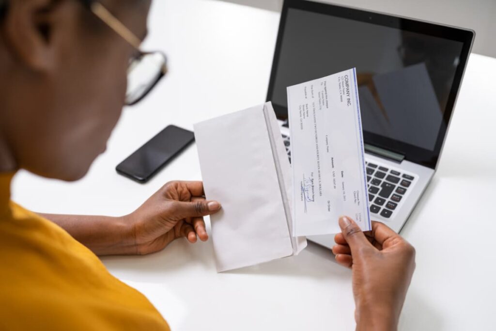 Paycheck Stubs At Walmart Company applying by an employee through Laptop and mobile.