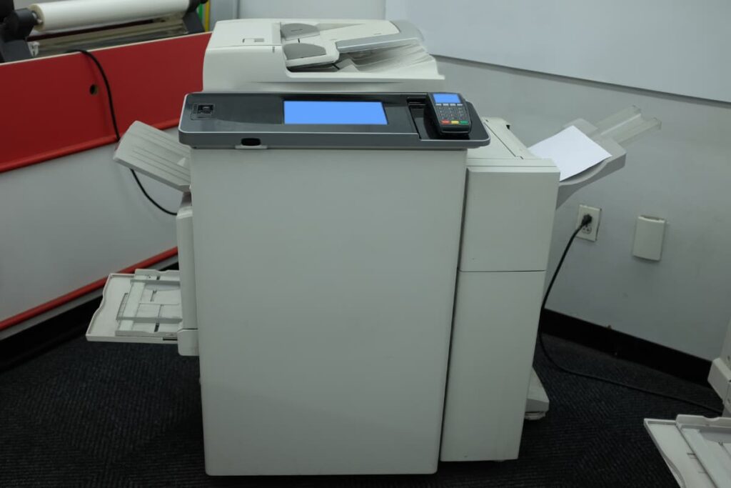 Walmart Printing Services provided prints using a printer at Walmart Store.