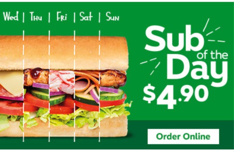 What Is the Subway Sub of the Day?(Specials, Prices, and More